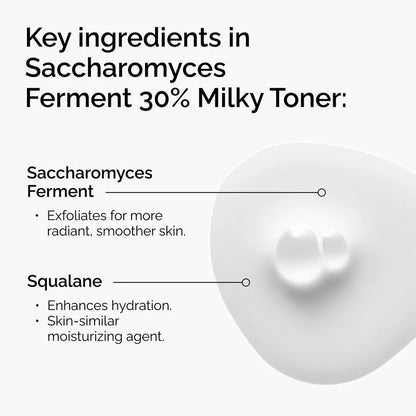 Saccharomyces Ferment 30% Milky Toner