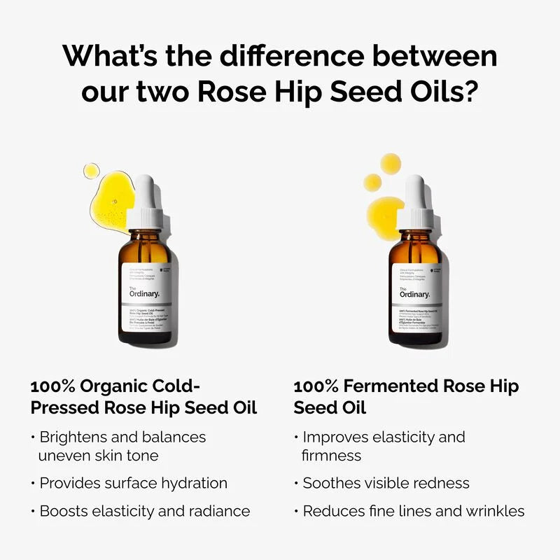 100% Organic Cold-Pressed Rose Hip Seed Oil