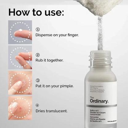 Sulfur 10% Powder to Cream Concentrate